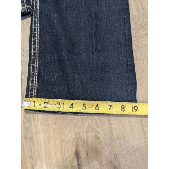 Sz 20/L 30 Silver Aiko Mid Rise Straight Leg Jeans Plus Size - Picture 8 of 10